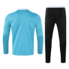 Men's Real Madrid Zipper Tracksuit Sweat Shirt Kit (Top+Trousers) 2021/22 Adidas