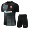 Men's Replica Barcelona Goalkeeper Soccer Jersey Kit (Jersey+Shorts) 2021/22 Nike