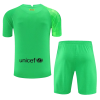 Men's Replica Barcelona Goalkeeper Soccer Jersey Kit (Jersey+Shorts) 2021/22 Nike