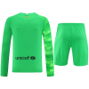 Men's Barcelona Goalkeeper Soccer Jersey Kit (Jersey+Shorts) 2021/22 Nike