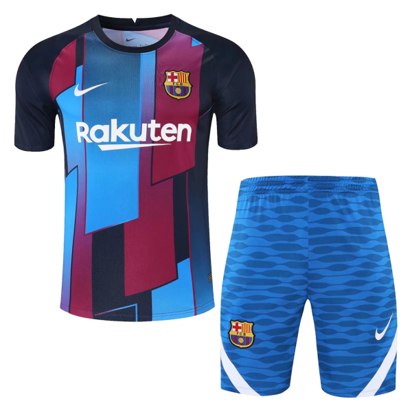 Men's Barcelona Training Soccer Jersey Kit (Jersey+Shorts) 2021/22 Nike