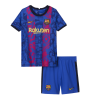 Men's Replica Barcelona Third Away Soccer Jersey Kit (Jersey+Shorts) 2021/22 Nike
