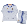 Kids Real Madrid Home Soccer Jersey Kit (Jersey+Shorts) 2021/22 Adidas