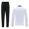 Men's Real Madrid Zipper Tracksuit Sweat Shirt Kit (Top+Trousers) 2021/22 Adidas