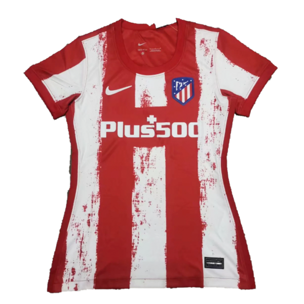 Women's Replica Atletico Madrid Home Soccer Jersey Shirt 2021/22 Nike