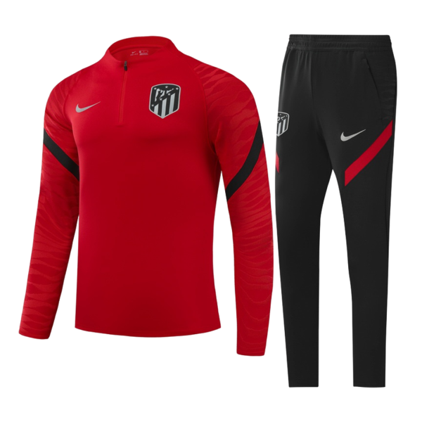 Kids Atletico Madrid Zipper
Tracksuit Sweat Shirt Kit(Top+Pants) 2021/22 Nike