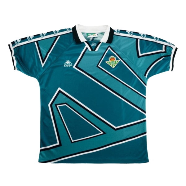 Men's Retro 1995/96 Real Betis Away Soccer Jersey Shirt Kappa