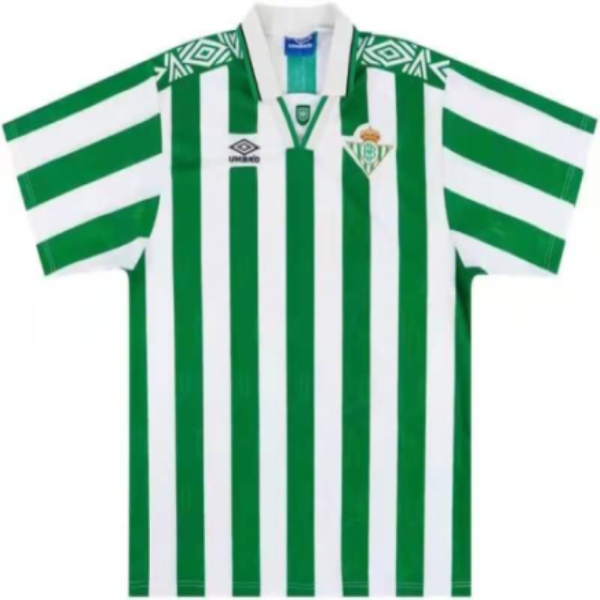 Men's Retro 1994/95 Real Betis Home Soccer Jersey Shirt Umbro