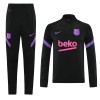 Men's Barcelona Zipper Tracksuit Sweat Shirt Kit (Top+Trousers) 2021/22 Nike