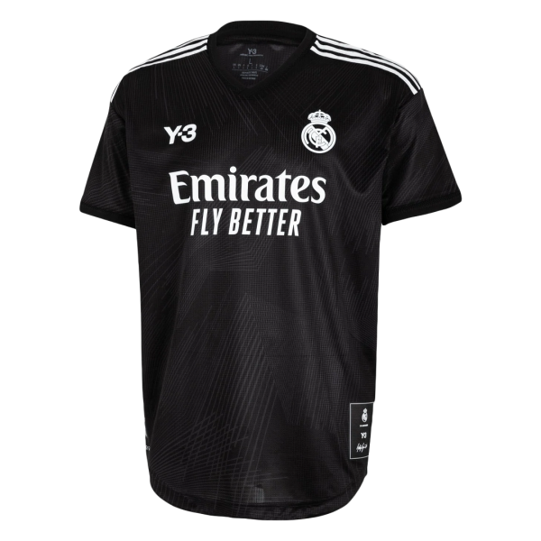 Men's Authentic Real Madrid Fourth Away Soccer Jersey Shirt 2021/22 Adidas x Yohji Yamamoto