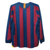 Men's Retro 2005/06 Replica Barcelona Home Long Sleeves Soccer Jersey Shirt Kappa