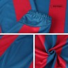 Men's Retro 2005/06 Replica Barcelona Home Long Sleeves Soccer Jersey Shirt Kappa