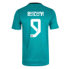 Men's Replica BENZEMA #9 Real Madrid Third Away Soccer Jersey Shirt 2021/22 Adidas