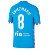 Men's Replica Antoine Griezmann #8 Atletico Madrid Third Away Soccer Jersey Shirt 2021/22 Nike