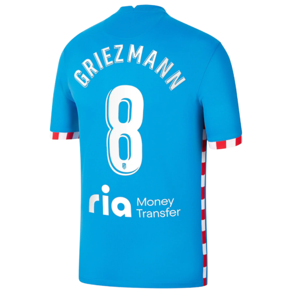 Men's Replica Antoine Griezmann #8 Atletico Madrid Third Away Soccer Jersey Shirt 2021/22 Nike