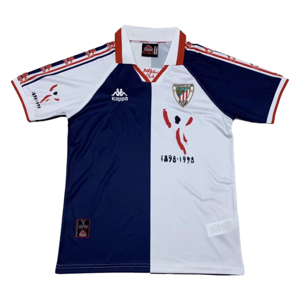 Men's Retro 1997/98 Athletic Club de Bilbao Away Soccer Jersey Shirt Nike