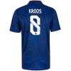 Men's Replica KROOS #8 Real Madrid Away Soccer Jersey Shirt 2021/22 Adidas