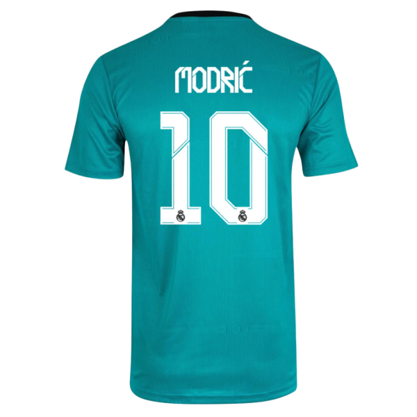 Men's Replica MODRIĆ #10 Real Madrid Third Away Soccer Jersey Shirt 2021/22 Adidas