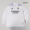 Men's Replica Real Madrid Home Long Sleeves Soccer Jersey Shirt 2022/23 Adidas