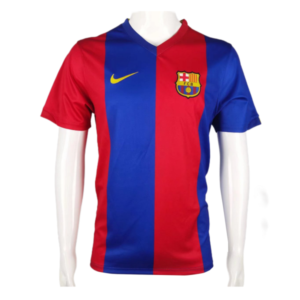 UCL Men's Retro 2006/07 Barcelona Home Soccer Jersey Shirt Nike
