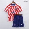 Kids Atletico Madrid Home Soccer Jersey Kit (Jersey+Shorts) 2022/23 Nike