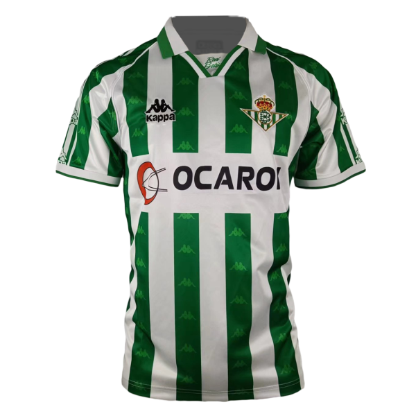 Men's Retro 1995/96 Real Betis Home Soccer Jersey Shirt Umbro