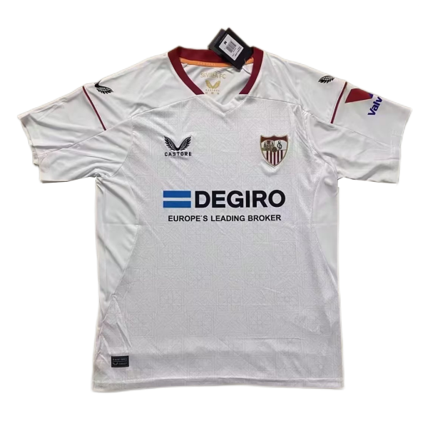 Men's Replica Sevilla Home Soccer Jersey Shirt 2022/23 Castore