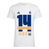 Men's Replica Real Madrid UCL Champions 14 T-Shirt  Adidas