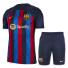 Men's Replica Barcelona Home Soccer Jersey Kit (Jersey+Shorts) 2022/23 Nike