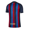 Men's Replica Barcelona Home Soccer Jersey Whole Kit (Jersey+Shorts+Socks) 2022/23 Nike