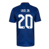 Men's Replica Vini Jr. #20 Real Madrid Away Soccer Jersey Shirt 2021/22 Adidas