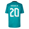 Men's Replica Vinicius Jr. #20 Real Madrid Third Away Soccer Jersey Shirt 2021/22 Adidas