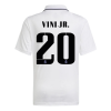 Men's Replica Vini Jr. #20 Real Madrid Home Soccer Jersey Shirt 2022/23 Adidas