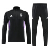 Men's Real Madrid Zipper Tracksuit Sweat Shirt Kit (Top+Trousers) 2022/23 Adidas