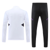 Men's Real Madrid Zipper Tracksuit Sweat Shirt Kit (Top+Trousers) 2022/23 Adidas