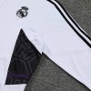 Men's Real Madrid Zipper Tracksuit Sweat Shirt Kit (Top+Trousers) 2022/23 Adidas