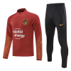 Men's Atletico Madrid Zipper Tracksuit Sweat Shirt Kit (Top+Trousers) 2022/23 Nike