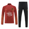 Men's Atletico Madrid Zipper Tracksuit Sweat Shirt Kit (Top+Trousers) 2022/23 Nike