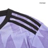 Men's Replica Real Madrid Away Long Sleeves Soccer Jersey Shirt 2022/23 Adidas