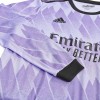 Men's Replica Real Madrid Away Long Sleeves Soccer Jersey Shirt 2022/23 Adidas