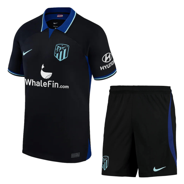 Men's Replica Atletico Madrid Away Soccer Jersey Kit (Jersey+Shorts) 2022/23 Nike