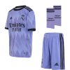 Kids Real Madrid Away Soccer Jersey Whole Kit (Jersey+Shorts+Socks) 2022/23 Adidas
