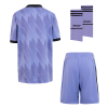 Kids Real Madrid Away Soccer Jersey Whole Kit (Jersey+Shorts+Socks) 2022/23 Adidas