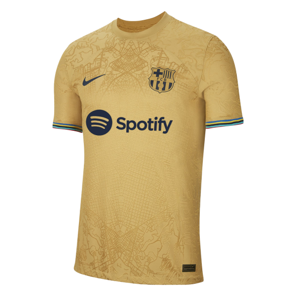 Men's Authentic Barcelona Away Soccer Jersey Shirt 2022/23 Nike