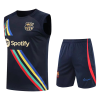 Men's Barcelona Soccer Sleeveless Training Kit (Top+Shorts) 2022/23 Nike
