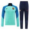 Men's Barcelona Zipper Tracksuit Sweat Shirt Kit (Top+Trousers) 2022/23 Nike