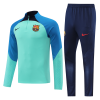 Men's Barcelona Zipper Tracksuit Sweat Shirt Kit (Top+Trousers) 2022/23 Nike