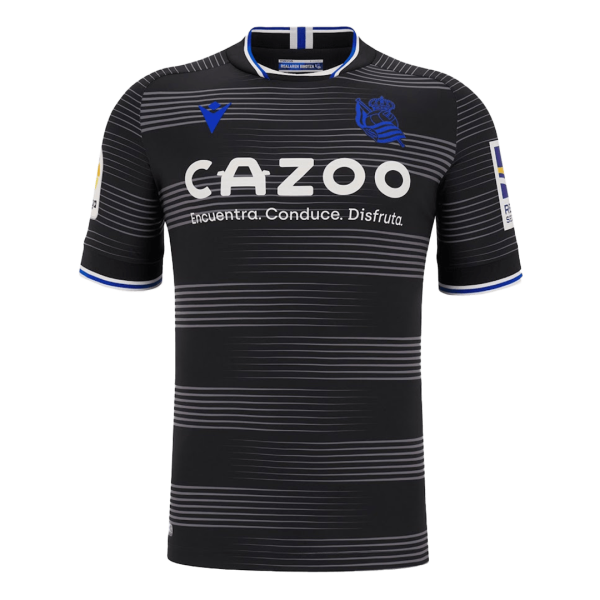 Men's Replica Real Sociedad Away Soccer Jersey Shirt 2022/23 Macron