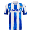 Men's Replica Real Sociedad Home Soccer Jersey Shirt 2022/23 Macron