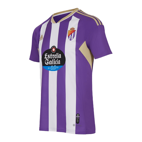 Men's Replica Real Valladolid Home Soccer Jersey Shirt 2022/23 Adidas